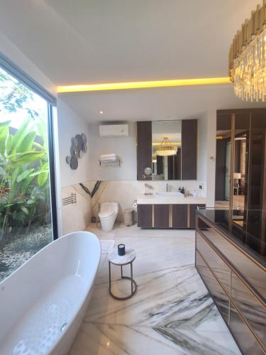 Posezení v ubytování Jowin Villa