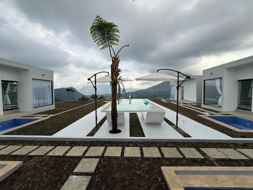 Πισίνα στο ή κοντά στο Pinggan Mountain View Batur