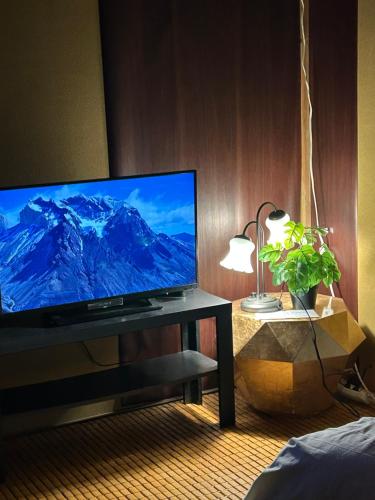 TV a/nebo společenská místnost v ubytování One room Pusang Gala Yuki City