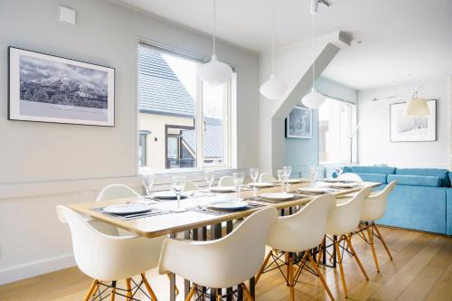 Posezení v ubytování Shirokuma Chalets