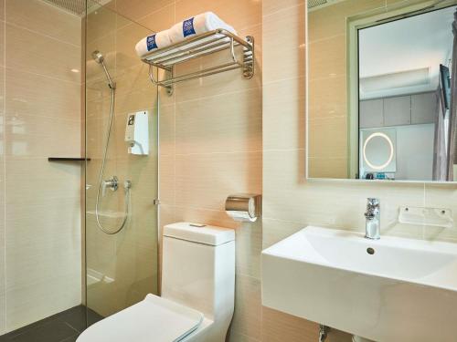 Koupelna v ubytování ibis budget Singapore Selegie