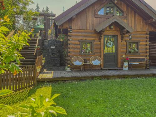 Κήπος έξω από το Chalet Margaretka High Tatras