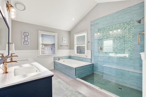 Vannituba majutusasutuses Seconds to the Sea