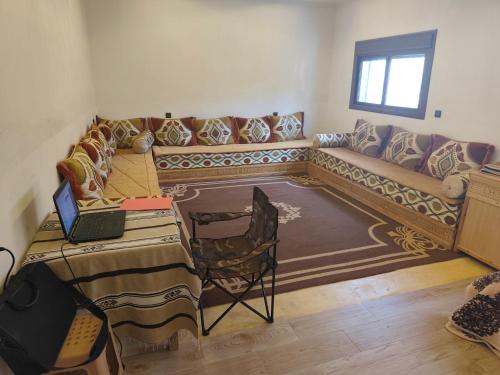 Χώρος καθιστικού στο Chez babayo