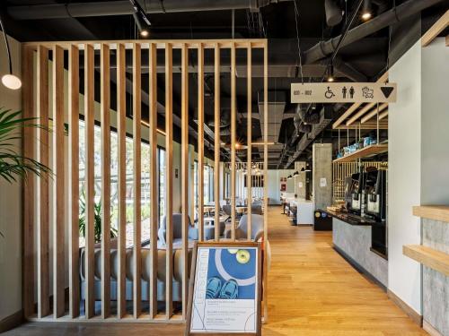 Restaurace v ubytování ibis budget Madrid Aeropuerto