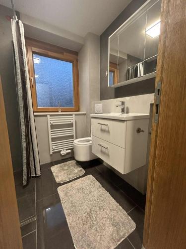 Koupelna v ubytování Die kleine Auszeit für Alleinreisende