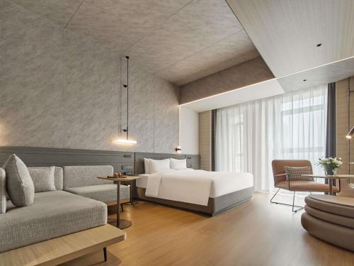 Χώρος καθιστικού στο Novotel Yinchuan Lanxigu