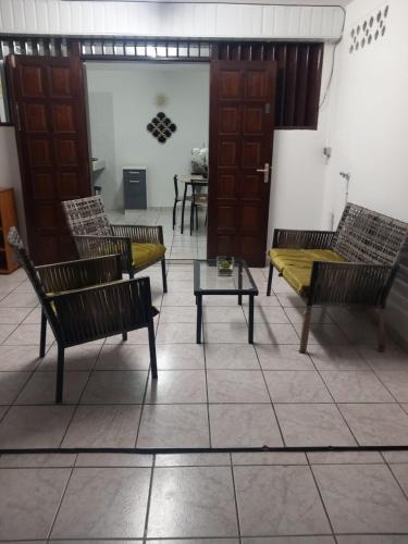 Posezení v ubytování Oasis de Suzini