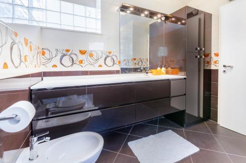 Et badeværelse på Villa Marin