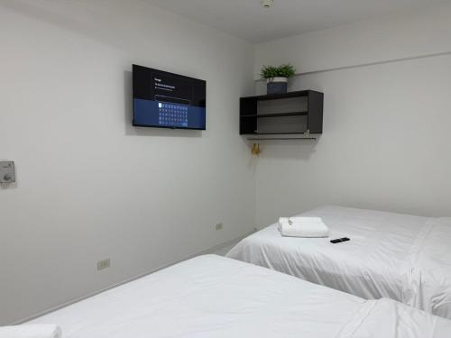 Postel nebo postele na pokoji v ubytování Alojamiento para 12 personas a pasos del Estadio Defensores del Chaco