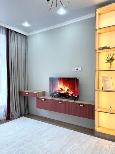 Foto sihtkohas Zhezdi asuva majutusasutuse Современная и уютная евродвушка в районе Хан Шатыра galeriist