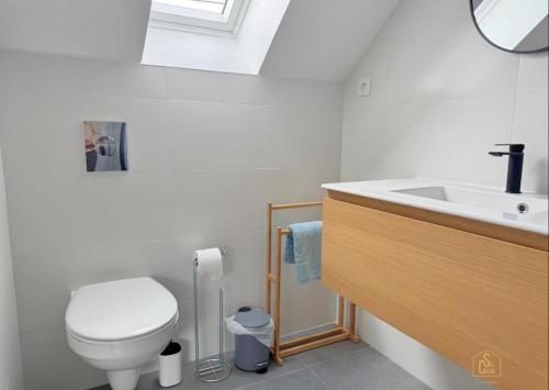 Koupelna v ubytování La Cidrerie, havre entre campagne et océan