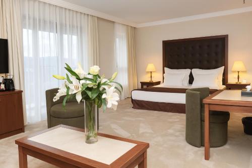 Postel nebo postele na pokoji v ubytování Maxi Park Hotel & Spa