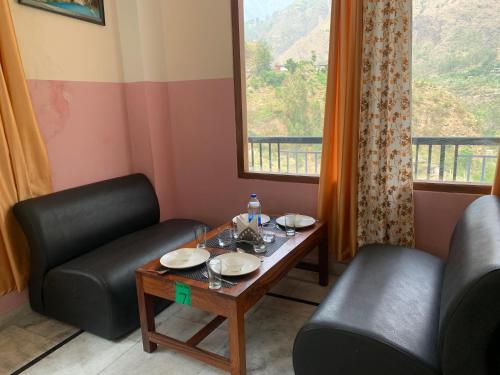 Χώρος καθιστικού στο Hotel River View