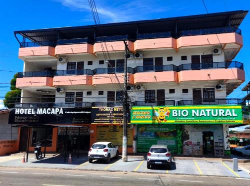 El edificio en el que está el hotel