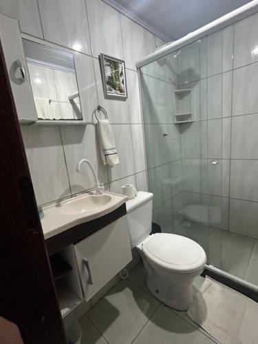 Koupelna v ubytování Suite de Lane e Mu