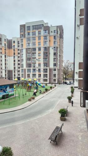 Το κτήριο όπου στεγάζεται  το διαμέρισμα