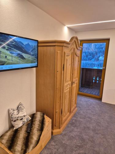 TV a/nebo společenská místnost v ubytování Gsörhof