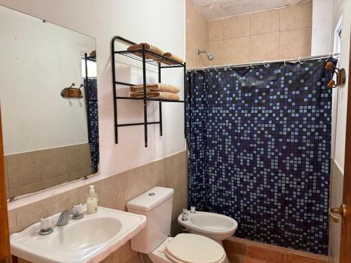 Koupelna v ubytování Nueve Lunas Chascomus