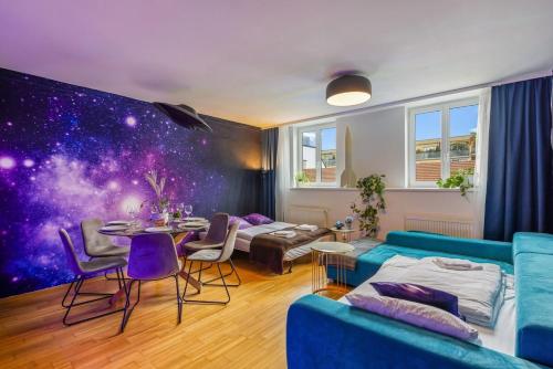 Milky Way - Unique Universe Space Design - Gym - Parking