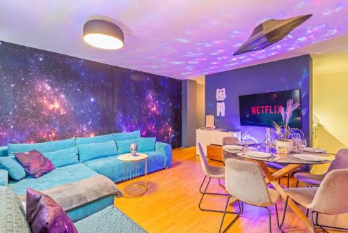 Milky Way - Unique Universe Space Design - Gym - Parking