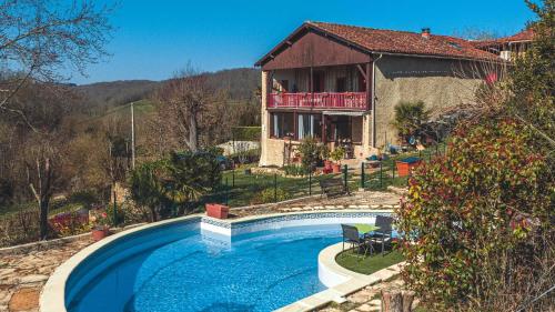 Πισίνα στο ή κοντά στο Le Logis du Rocher