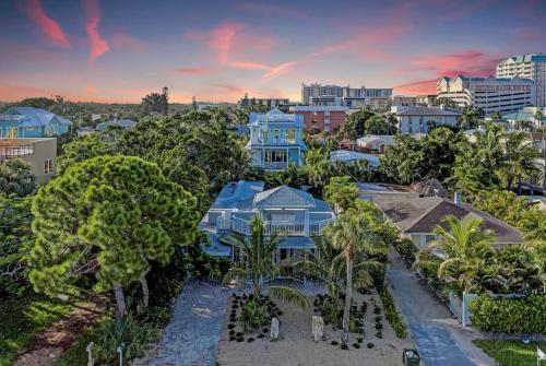 Bygningen som feriehuset ligger i