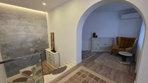 Koupelna v ubytování Nico's Central Residence