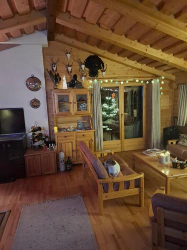 TV a/nebo společenská místnost v ubytování B&B Viering