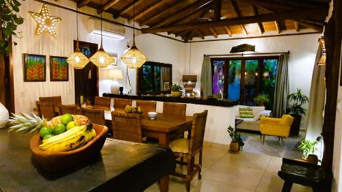 Et opholdsområde på Casa Cacau, Trancoso, ao lado do Quadrado