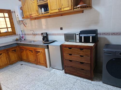 Kuchyň nebo kuchyňský kout v ubytování Dar fatima