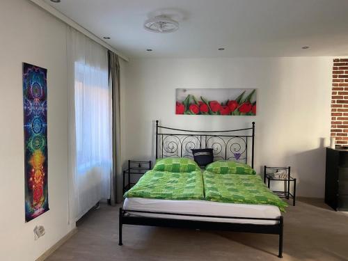 Ένα ή περισσότερα κρεβάτια σε δωμάτιο στο Apartmán Jako doma