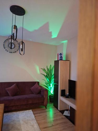 Χώρος καθιστικού στο Grand Albi Apartament