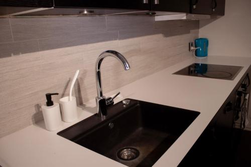 Køkken eller tekøkken på Cozy 2BD apartment in Central Bergen