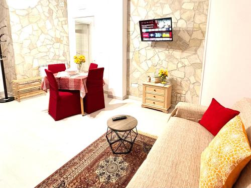 TV a/nebo společenská místnost v ubytování Stefy's House