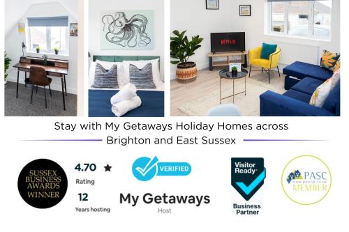 Φωτογραφία από το άλμπουμ του Ocean Side with Free Parking By My Getaways σε Peacehaven