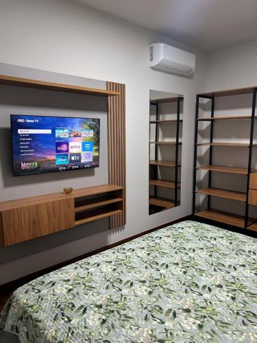 Postel nebo postele na pokoji v ubytování Apartamento em Bom Despacho-MG