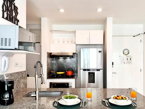 Köök või kööginurk majutusasutuses Apartamento 1 Hab - Morros Ultra - Cama King - 78 M2