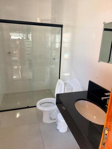 Koupelna v ubytování Rancho Del Sole