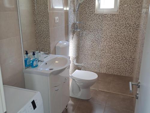 Koupelna v ubytování Nane Garden house with heat pool