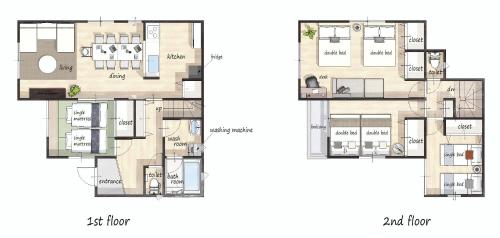Gallery image of Nagoya15min 6 beds Free Parking 3BR 13guests 100sqm in Nagoya