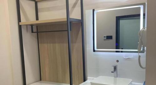 Koupelna v ubytování GreenTree Inn Express Xuzhou Pizhou Tiefu Town Bus station.