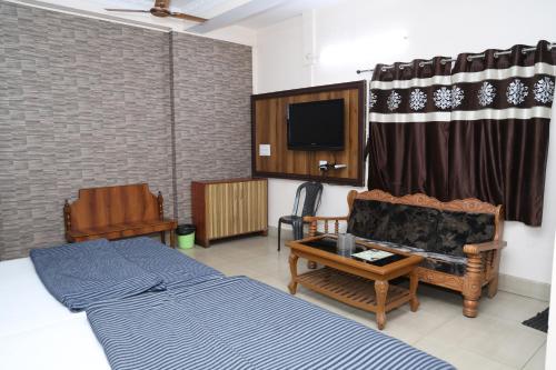 Postel nebo postele na pokoji v ubytování Hotel Hill View