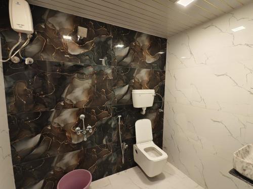 Phòng tắm tại Mountain Bliss