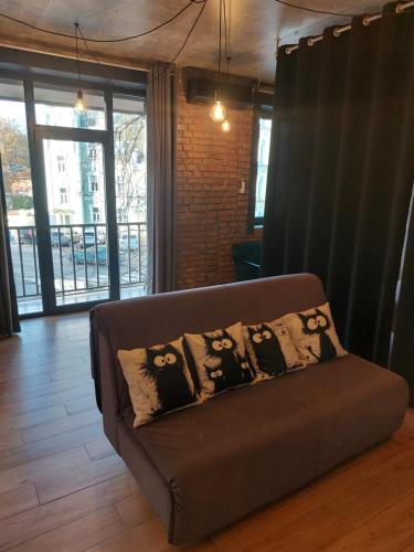 Zona de estar de Loft city center