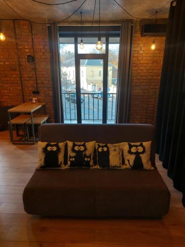 Zona de estar de Loft city center