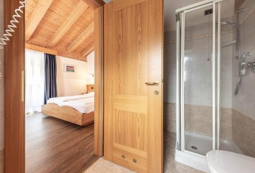 Koupelna v ubytování Hotel Siror