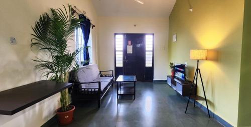 Χώρος καθιστικού στο Ashirwad Residency