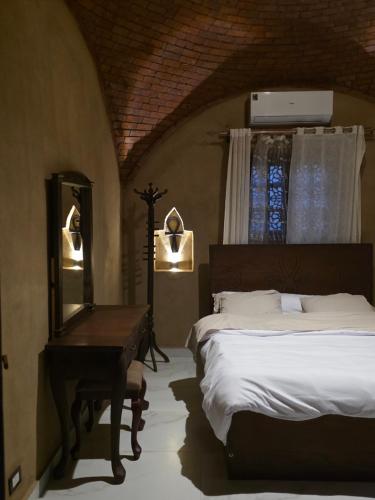 Ένα ή περισσότερα κρεβάτια σε δωμάτιο στο Lovely Private Villa