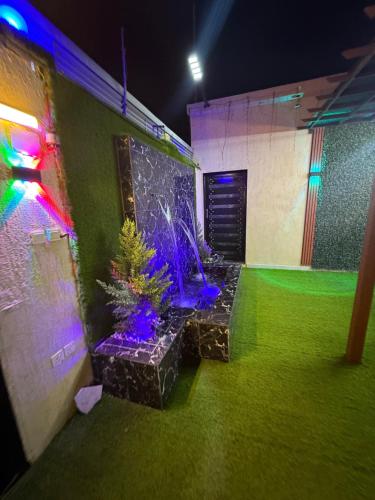 Κήπος έξω από το شاليهات سكون الغروب 2